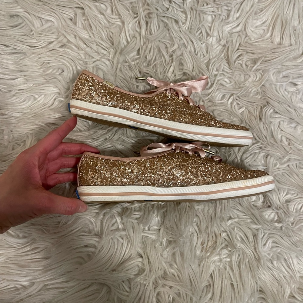 Pink | Glitter | Kate Spade | Keds - Picture 6 of 12